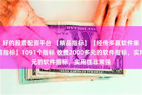 好的股票配资平台 【精品指标】【经传多赢软件集合到通达信指标】1091个指标 收费2000多元的软件指标，实用性非常强